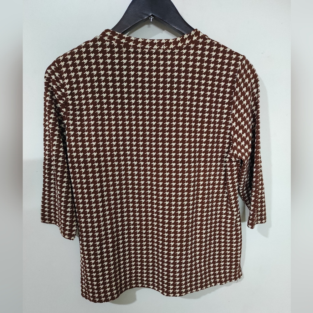 Brown 3/4th Sleeve top 🤎 - Picture 12 of 15